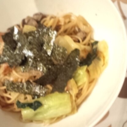 野菜も沢山とれて、パスタだけでお腹いっぱいなりました(^^)しっかりとした味付けも私好みでした。ご馳走様です♪